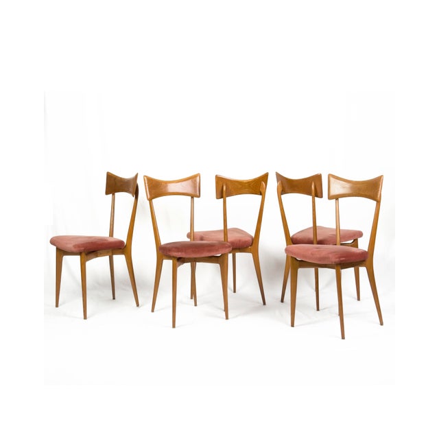 Vintage Dining Chairs by Ico Parisi for Ariberto Colombo, 1960s, Set of 6 For Sale - Image 16 of 16