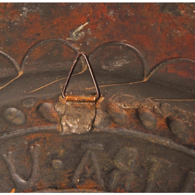 Metal Antique Italian Basin Bowl, 1700s For Sale - Image 7 of 13