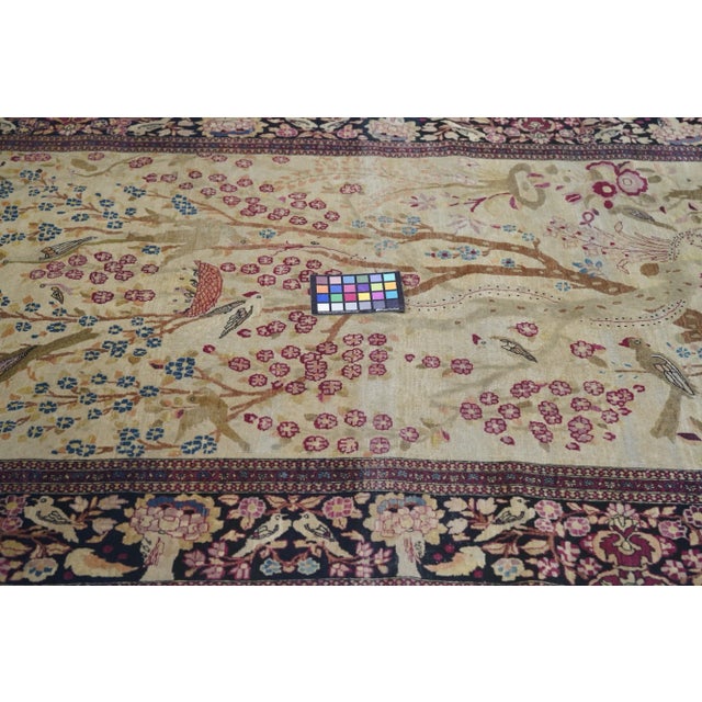 18th Century Antique Persian Isfahan Rug-4′3″ × 6′10″ For Sale In Washington DC - Image 6 of 12