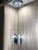 2020s Contemporary Luxury Italian Green "Swords" Murano Glass Little Cascade by Simoeng For Sale - Image 5 of 6