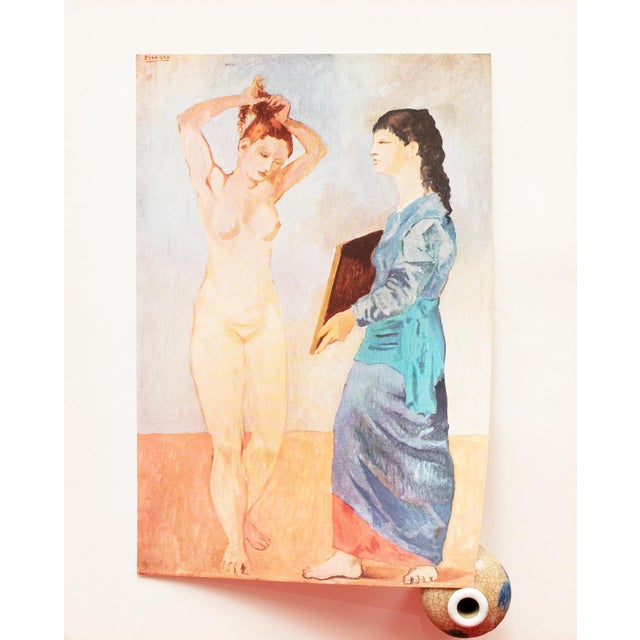 1950s 1952 After Pablo Picasso "La Toilette", Period Full-Color Print For Sale - Image 5 of 7