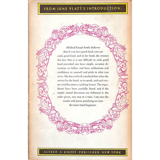 KNOPF, Mildred O. [499] pp. Alfred A. Knopf, Inc. 1958 Sixth Printing 8 3/8" x 5 7/8" Jacket design by Warren Chappell