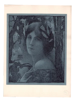 Henri Guinier, Nuit Douce, 1899, Original Lithograph