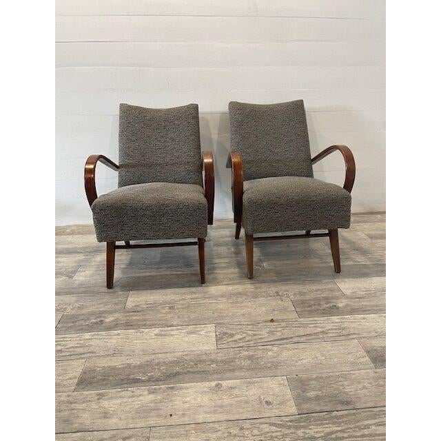 Vintage Relax Chairs by Halabala, 1940, Set of 2 For Sale - Image 6 of 6