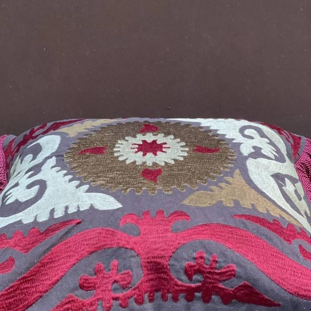 Elif Cushion by Sohil Design For Sale - Image 4 of 6