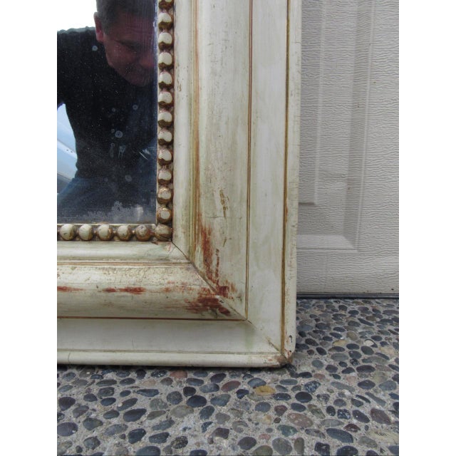 Louis Philippe Antique French Painted Louis Philippe Mirror For Sale - Image 4 of 16