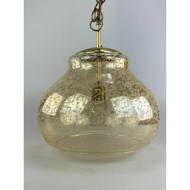 Ceiling Lamp Metal Glass Space Age Design 60s European Plug (up to 250V).The wiring of this item may be original and might...