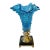 Barovier & Toso Venetian RostratoTurqoise Art Glass Torchier Lamp For Sale