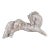 French Enameled Terracotta Horse Sculpture, Circa 1940 For Sale
