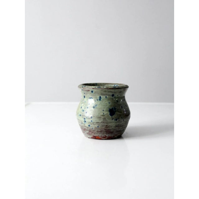Late 20th Century Vintage Studio Pottery Vase For Sale - Image 5 of 9