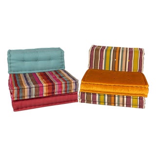 Vintage Mah Jong Sectional Sofa by Hans Hopfer for Roche Bobois, 2000s, Set of 2 For Sale