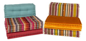 Vintage Mah Jong Sectional Sofa by Hans Hopfer for Roche Bobois, 2000s, Set of 2