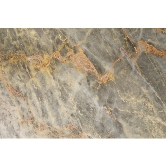 1980's Post-Modern Exotic Marble Column Pedestal For Sale - Image 12 of 14