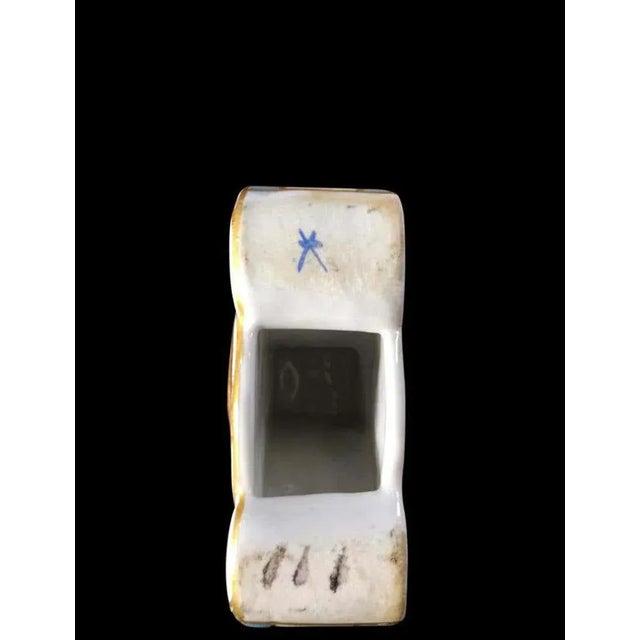 Mantel or Table Clock from Meissen, 19th Century For Sale - Image 11 of 12