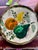 Ceramic French Mid-Century Hand-Painted Ceramic Fruit Plate, Circa 1950s For Sale - Image 7 of 9