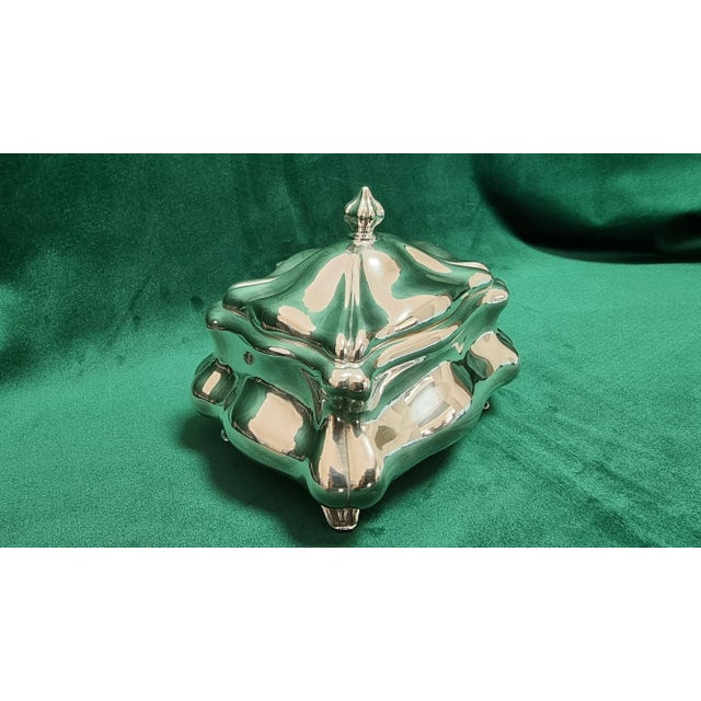 Army Group PW 835 Silver Box by Hugo Green & Co Oy, Helsinki, 1950s For Sale - Image 14 of 14