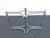 Metal Hollywood Regency Chrome Glass Top Dining Table 6430 For Sale - Image 7 of 18