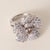 Modern Estate Kwiat 5.70 Carats Diamond Floral Cocktail Ring 18k Gold, Size 7.75 For Sale - Image 3 of 6