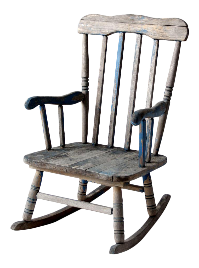 vintage kids rocking chair