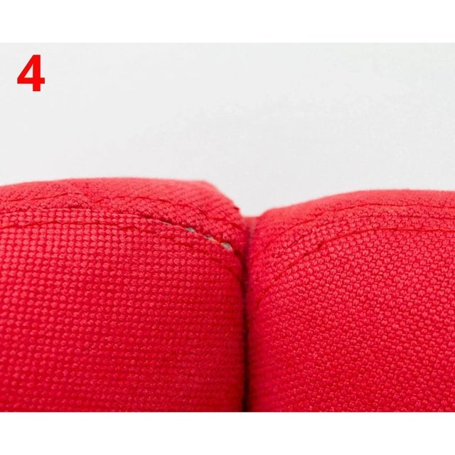 Red Chairs with Wheels, Set of 4 For Sale - Image 17 of 18