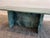 1970s Vintage Rainforest Green Marble Coffee Table For Sale - Image 9 of 11