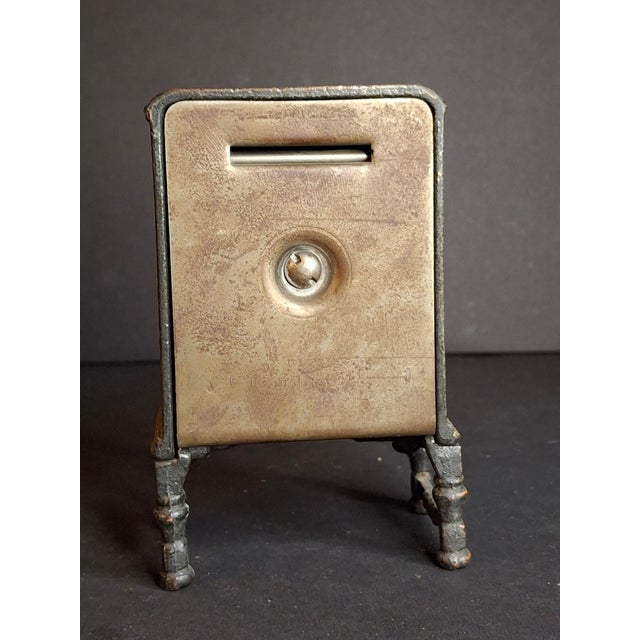 Copper Antique Arcade Cast Iron Majestic Radio Still Bank 1930 Grigsby-Grunow W/ Box For Sale - Image 8 of 18