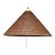 Mid-Century Modern Corrugated Cardboard Pendant Hanging Light For Sale