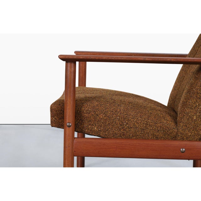 1960s Danish Modern Teak Lounge Chairs - Set of 2 For Sale - Image 9 of 12