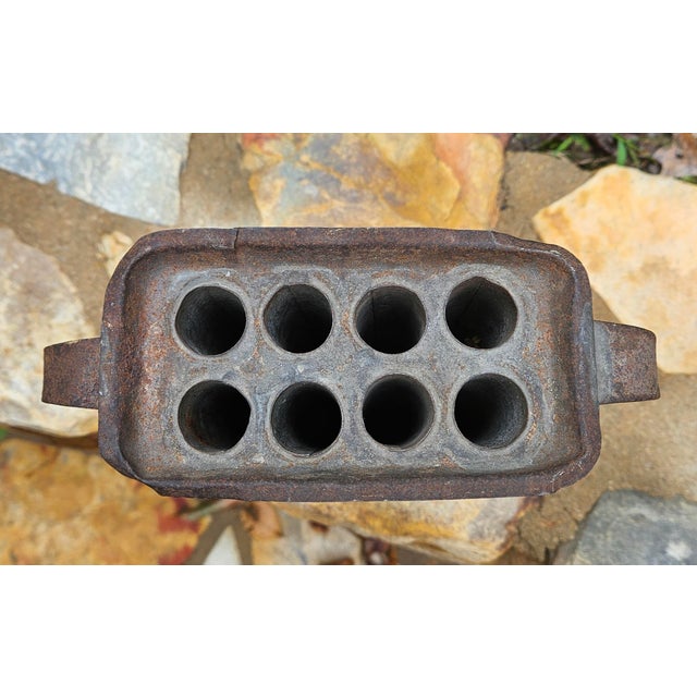 Metal Mid 1800 2 Handled Candle Mold For Sale - Image 7 of 11