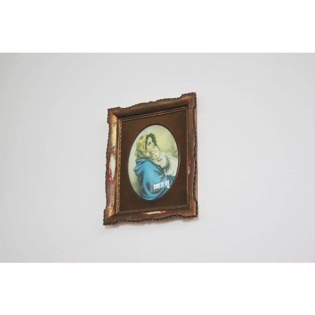 Quadretto Representation, Madonna, 1960s For Sale - Image 3 of 11