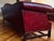 Wood Mid 20th Century Gunlocke Oxblood Leather Camelback Sofa With Nailhead Trim For Sale - Image 7 of 13