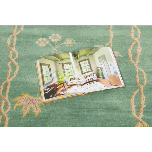 Textile Contemporary Chinese Deco Style Wool Runner by Rug & Kilim, India For Sale - Image 7 of 8
