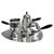 Georg Jensen Six Piece Sterling Silver Tea and Coffee Service Denmark 1915 For Sale - Image 10 of 14