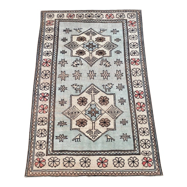 Bellwether Rugs Vintage Oushak Rug For Sale