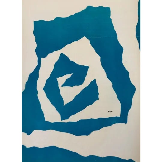 Artist: Jean Arp Country: France Title: Untitled – DM0233 Medium: Original Woodcut Marks: Not signed, not numbered...