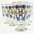 These are the love child of Georges Briard and Culver- born in Libbey Glass in the 60s. The fantastic turquoise and lime...
