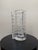 1980s Tiffany & Co. sculptural cut crystal vase, made in Italy and signed to the underside. The deeply cut “windowpane”...