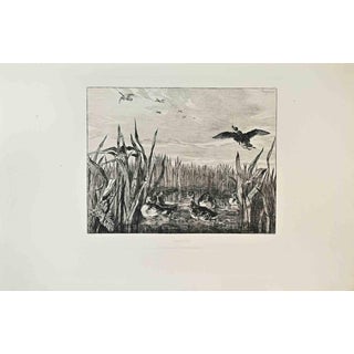 Félix Bracquemond, Sarcelles, Etching, 1870s For Sale