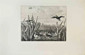 Félix Bracquemond, Sarcelles, Etching, 1870s