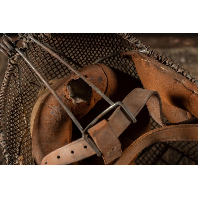 Early 20th Century W W I Bayonet and Fencing Training Mask For Sale - Image 10 of 10