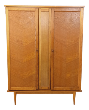 Vintage Oak Wardrobe, 1960s