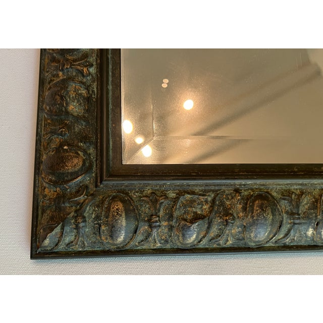 Hand Crafted Italian Wood Mirror For Sale - Image 11 of 15
