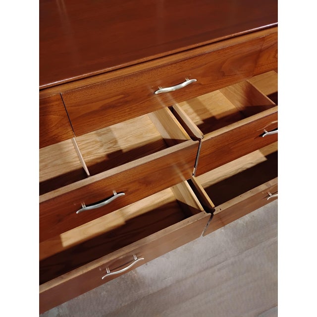 Mid 20th Century Mid 20th Century John Van Koert for Drexel Profile Mid Century Modern Lowboy Dresser For Sale - Image 5 of 10