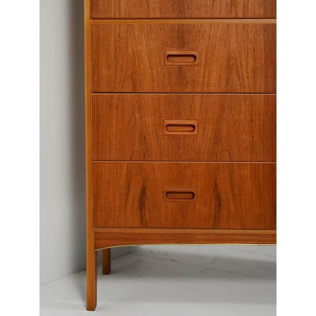1960s Scandinavian Semainier Chest of Drawers from Treman Mobelfabrik, Sweden, 1960s For Sale - Image 5 of 10