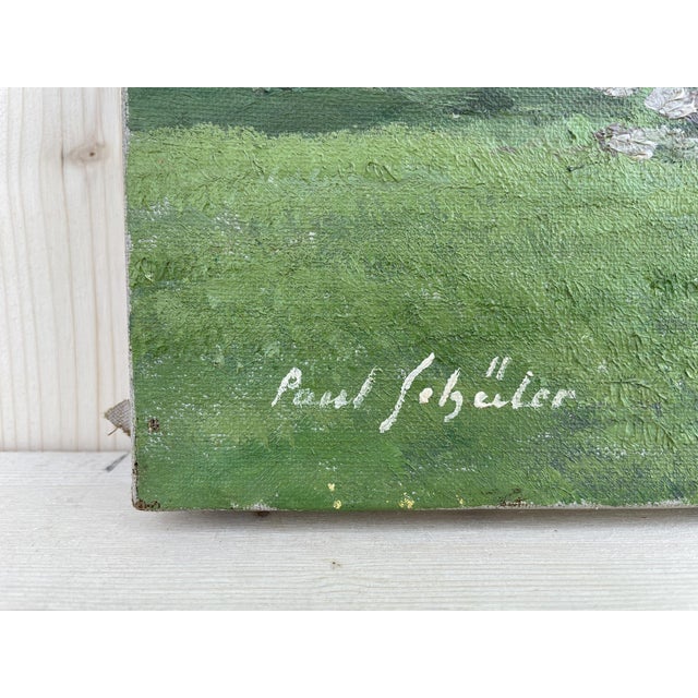 Paul Schuler, Croda Rossa d'Ampezzo, 1920s, Oil Painting on Canvas, Framed For Sale - Image 3 of 18
