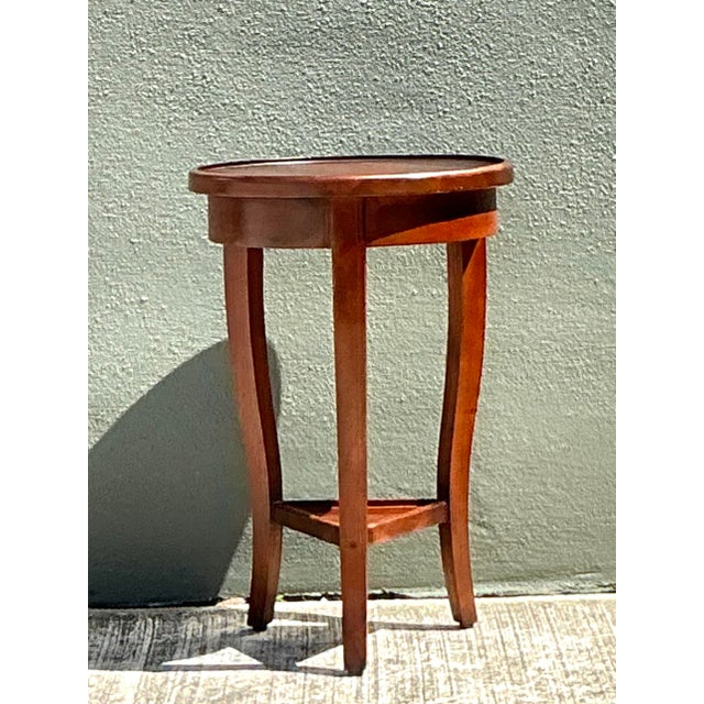 Late 20th Century Vintage Sarreid Mahogany Drinks Table For Sale - Image 5 of 12