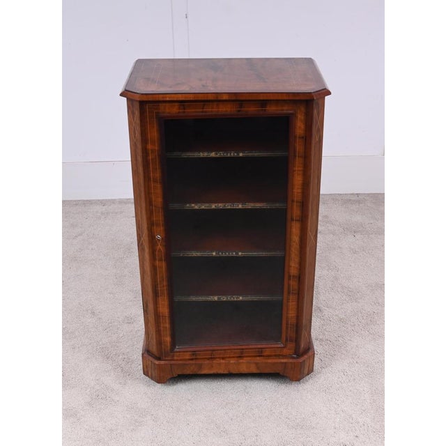 Victorian Sheet Case Music Cabinet in Walnut, 1880s For Sale - Image 10 of 10