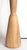 Vintage Natural Tapered Solid Wood Brass Table Lamps Mid-Century Modern, Pair For Sale - Image 12 of 18
