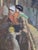 Vintage Jacques Carabain Giclee on Canvas - Morning in a Busy Market For Sale - Image 4 of 8