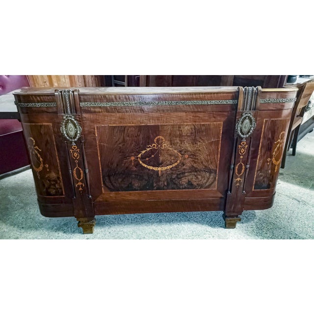 Double Bed with Inlays in Worked Brass from Liberty For Sale - Image 6 of 18